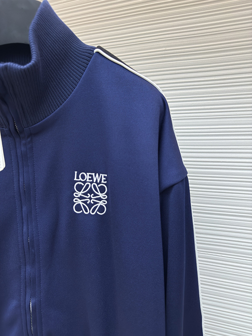 ロエベコピー Loew クラシックロゴ刺繍リボンコート