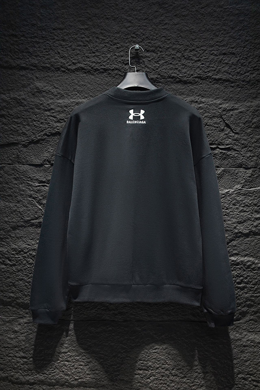 バレンシアガコピー Balenc1aga ファッション英語のアルファベットコラボクルーネックパーカー