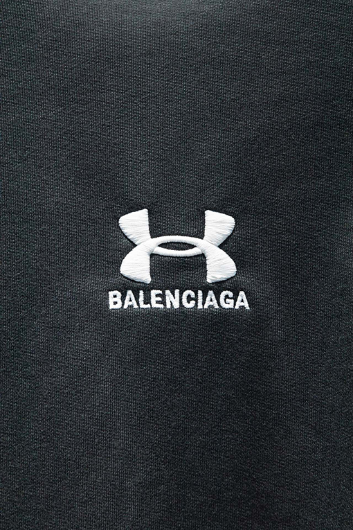 バレンシアガコピー Balenc1aga ファッション英語のアルファベットコラボクルーネックパーカー