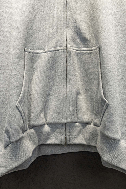 バレンシアガ Balenc1aga 英語ロゴ刺繍コラボレーションフード付きジッパーパーカー