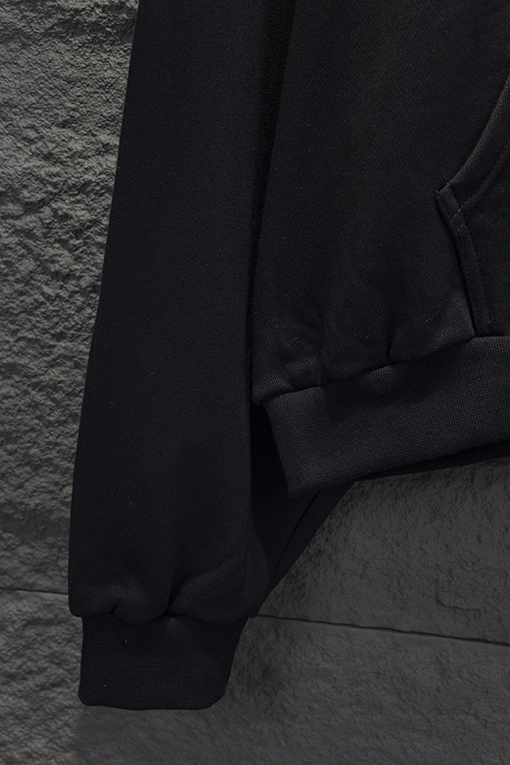 バレンシアガ Balenc1aga 英語ロゴ刺繍コラボレーションフード付きジッパーパーカー