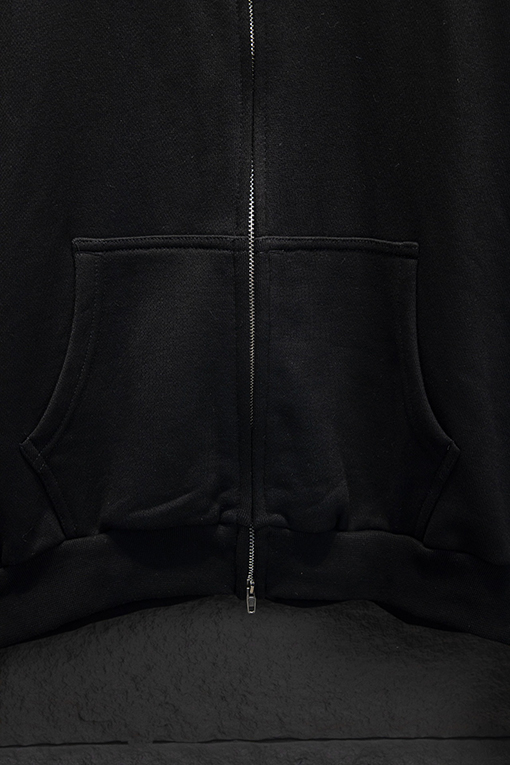 バレンシアガ Balenc1aga 英語ロゴ刺繍コラボレーションフード付きジッパーパーカー