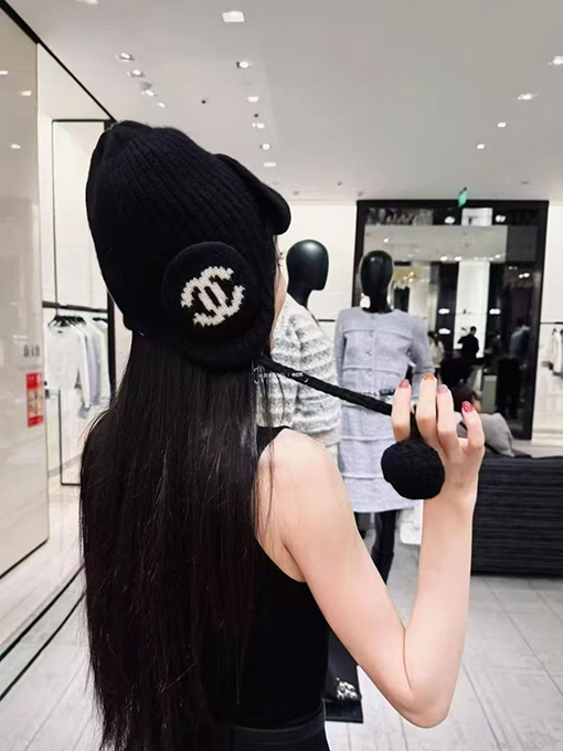 シャネルファッションニット帽子