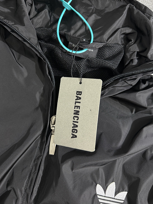 Adidas X Balenciaga クローバーコラボアルファベット刺繍ジャケット
