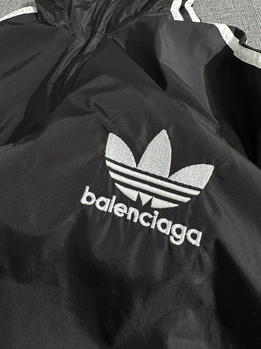 Adidas X Balenciaga クローバーコラボアルファベット刺繍ジャケット