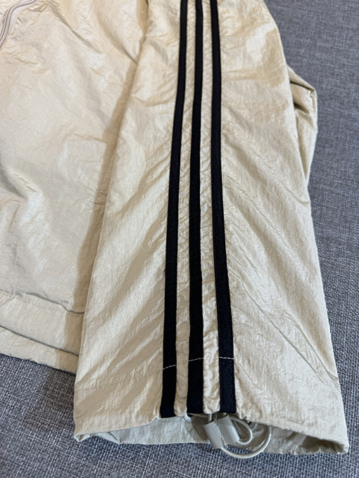 Adidas X Balenciaga コラボレーションシリーズアルファベットロゴジッパートレンチコート