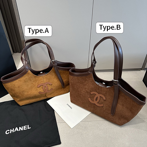 シャネルスーパーコピー ベルベットの秋冬トートバッグ
