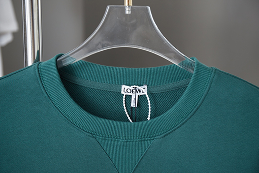 ロエベスーパーコピー 新しい刺繍ロゴパターンクルーネックパーカー