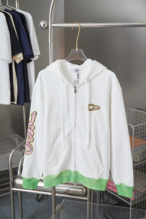 ディオール 蛇年限定袖ヘビジッパーパーカー