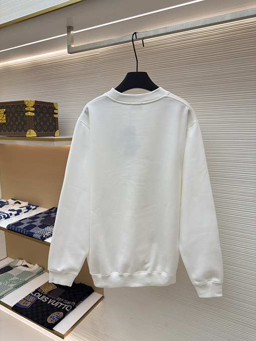 ディオールコピー CD ロゴ刺繍クルーネックパーカー