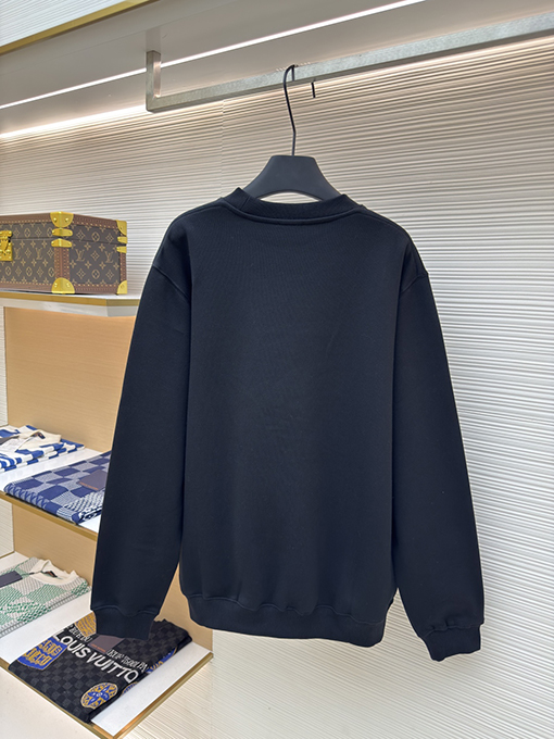 ディオールコピー CD ロゴ刺繍クルーネックパーカー