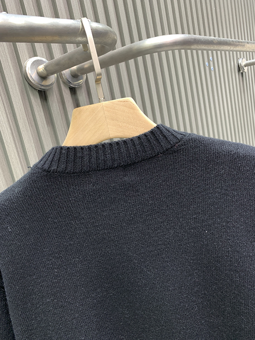 ディオール Archives Labels 新しい標本刺繍ラウンドネックセーター