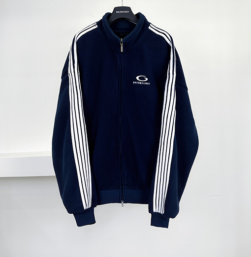 バレンシアガ Balenciaga ロゴベルベットジャケット