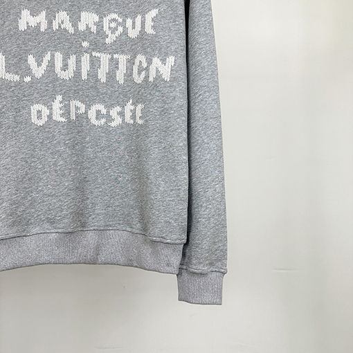 ルイヴィトン Louis Vuitton 刺繍文字クルーネックパーカー
