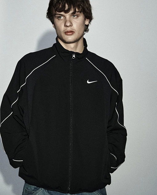 シュプリームコピー X Nike SS25 TRACK JACKET ヴィンテージスポーツウインドブレーカージャケット
