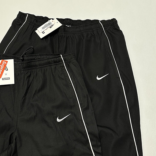 シュプリームコピー X Nike SS25 TRACK PANT 刺繍ロゴスポーツカジュアルパンツ