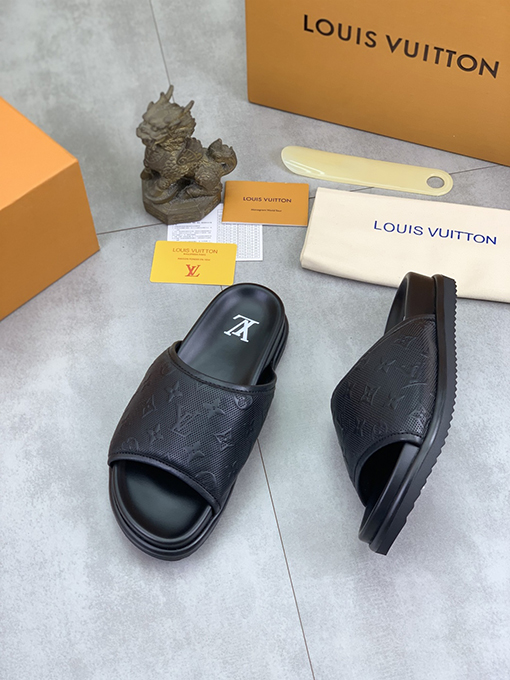 ルイヴィトンスーパーコピー LV 新しい水染め牛のスリッパ