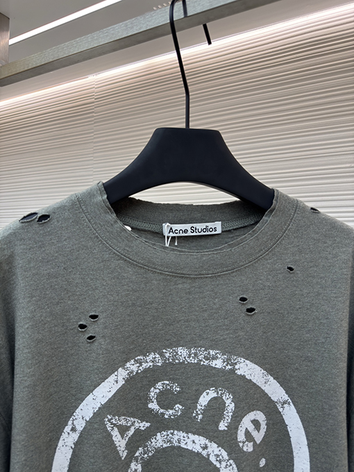 アクネストゥディオズ ファッション古着プリント半袖Tシャツ