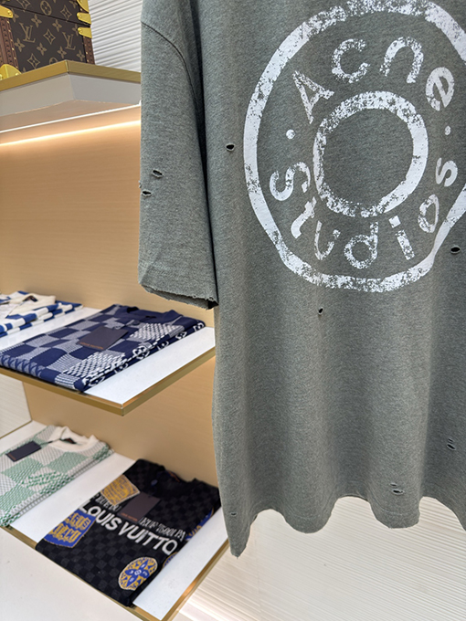 アクネストゥディオズ ファッション古着プリント半袖Tシャツ