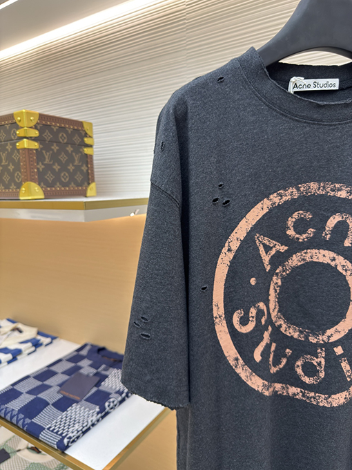 アクネストゥディオズ ファッション古着プリント半袖Tシャツ