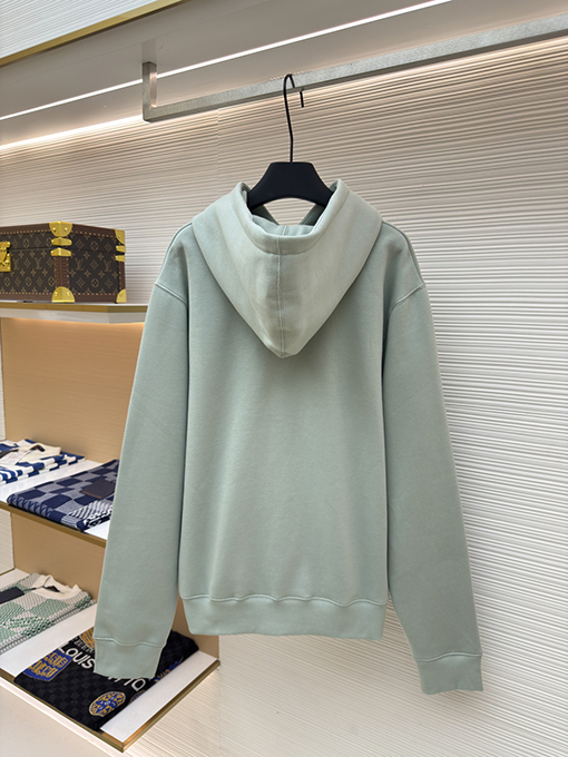 ディオールコピー ロゴ刺繍長袖パーカー