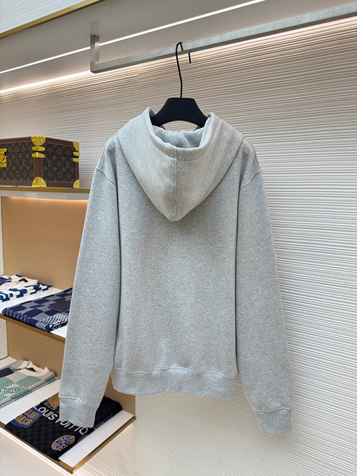 ディオールコピー ロゴ刺繍長袖パーカー
