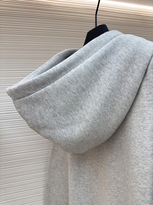ディオールコピー ロゴ刺繍長袖パーカー