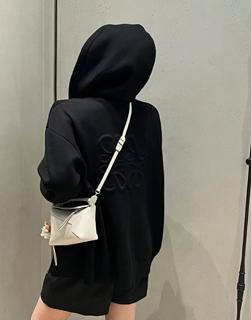 ロエベスーパーコピー 秋冬の新しい Loewe Anagram ジップアップパーカー