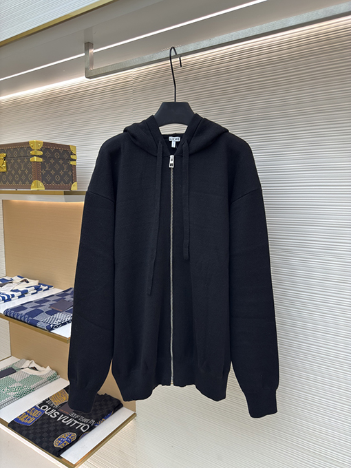 ロエベスーパーコピー 秋冬の新しい Loewe Anagram ジップアップパーカー