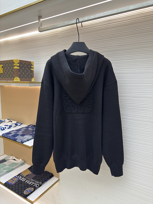 ロエベスーパーコピー 秋冬の新しい Loewe Anagram ジップアップパーカー