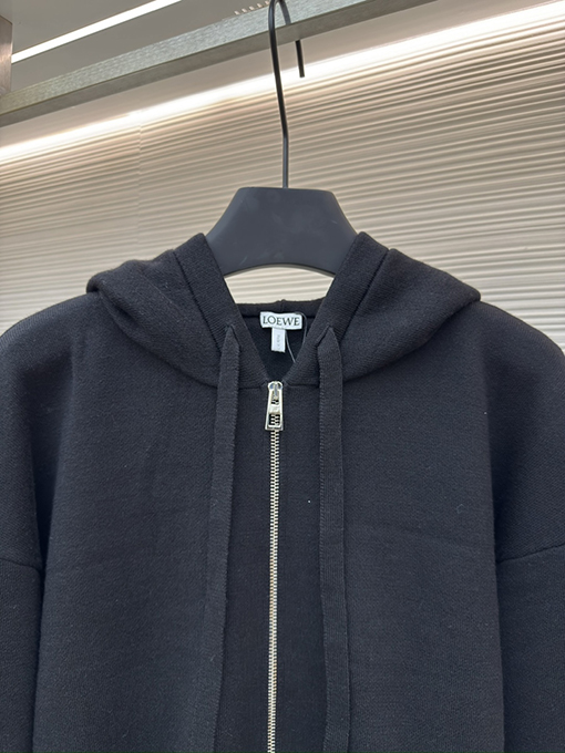 ロエベスーパーコピー 秋冬の新しい Loewe Anagram ジップアップパーカー