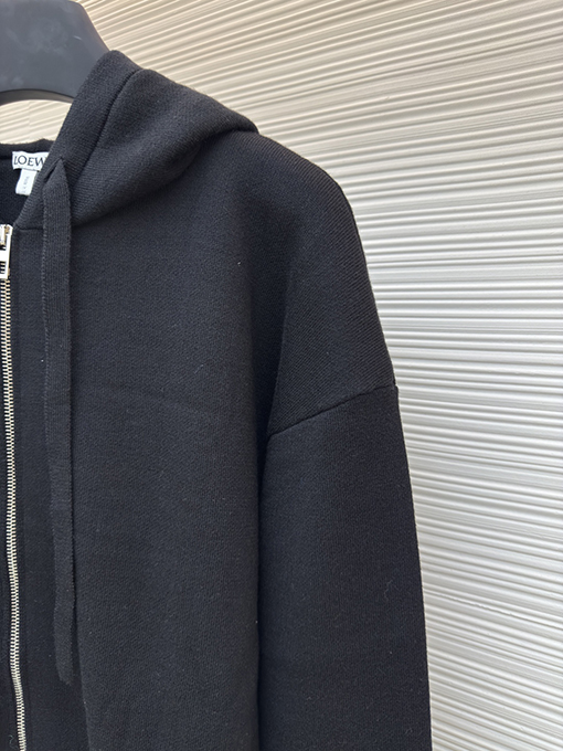 ロエベスーパーコピー 秋冬の新しい Loewe Anagram ジップアップパーカー