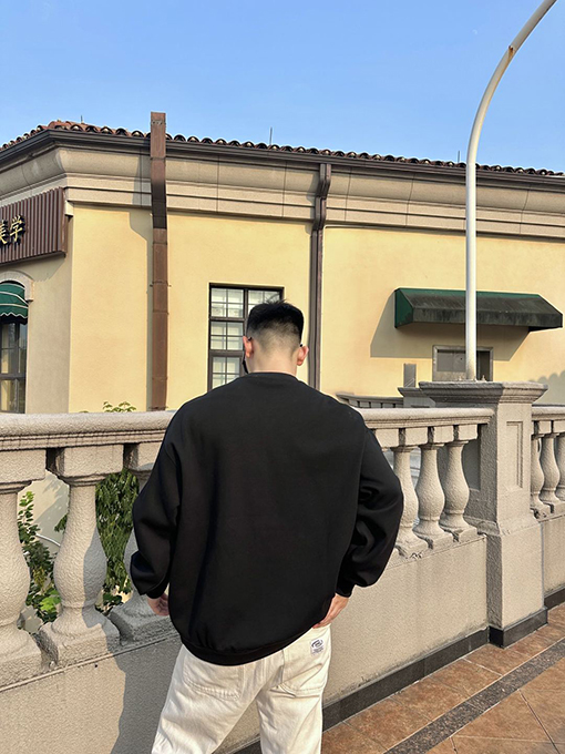 プラダ Prada Milano ステッチクルーネックパーカー