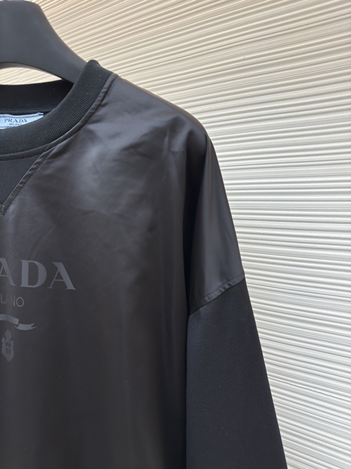 プラダ Prada Milano ステッチクルーネックパーカー