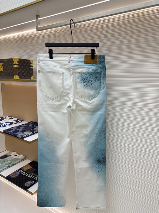 ルイヴィトンスーパーコピー デジタルプリント水墨画パンツ