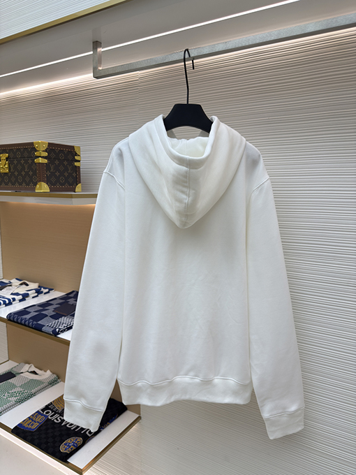 ディオールコピー ロゴ刺繍長袖パーカー