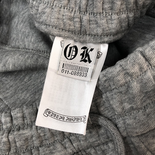 クロムハーツ 繊細な刺繍ステッカーストレートパンツ