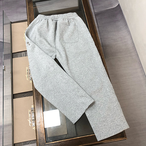 クロムハーツ 繊細な刺繍ステッカーストレートパンツ