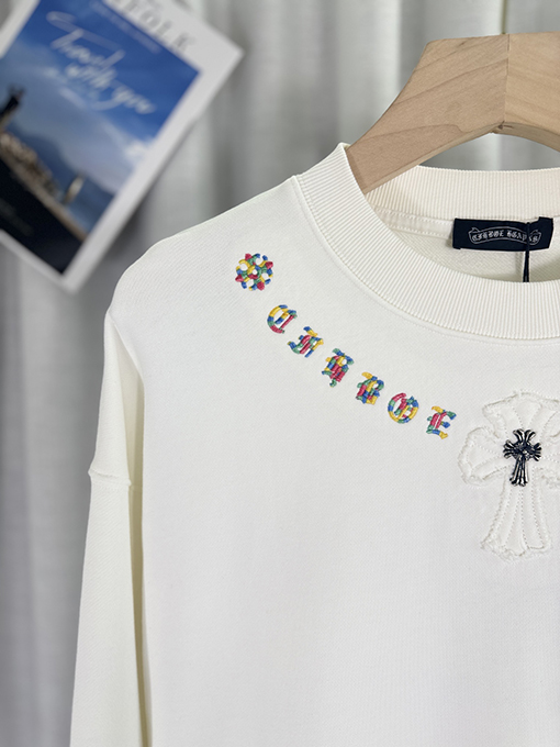 クロムハーツスーパーコピー 新しい布刺繍カジュアルパーカー