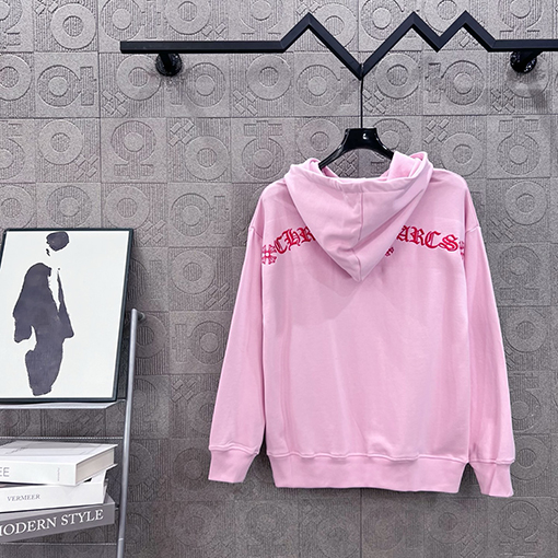 クロムハーツ ファッションクラシックサンスクリット文字ロゴ刺繍パーカー