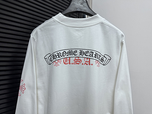 クロムハーツ ファッション落書き文字限定サンスクリットプリント長袖シャツ