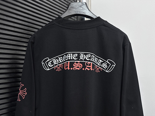 クロムハーツ ファッション落書き文字限定サンスクリットプリント長袖シャツ