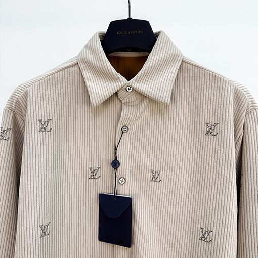 ルイヴィトンスーパーコピー LV コーデュロイのホットシャツ