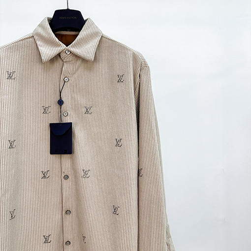 ルイヴィトンスーパーコピー LV コーデュロイのホットシャツ