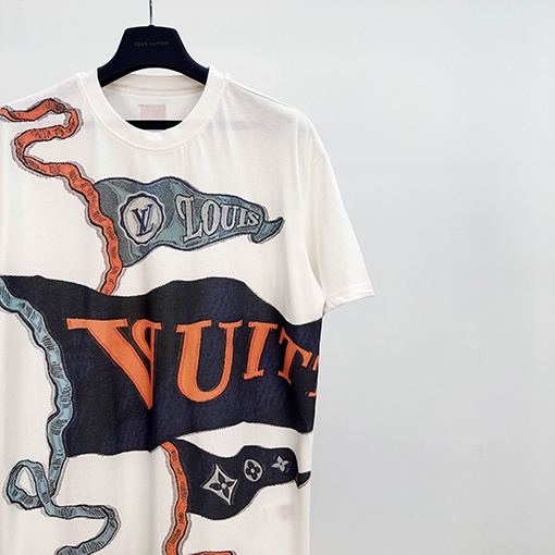 ルイヴィトン デジタルプリント半袖Tシャツ