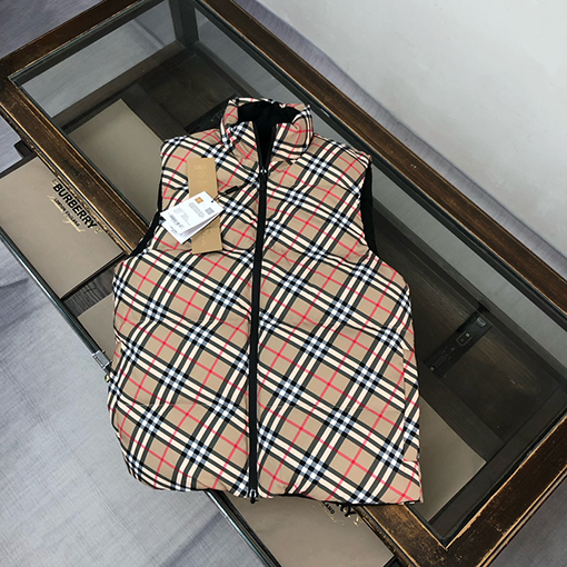 バーバリーコピー 新しく発売された両面ダウンベスト