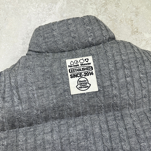 Moncler X Palm Angels コラボニットダウンジャケット