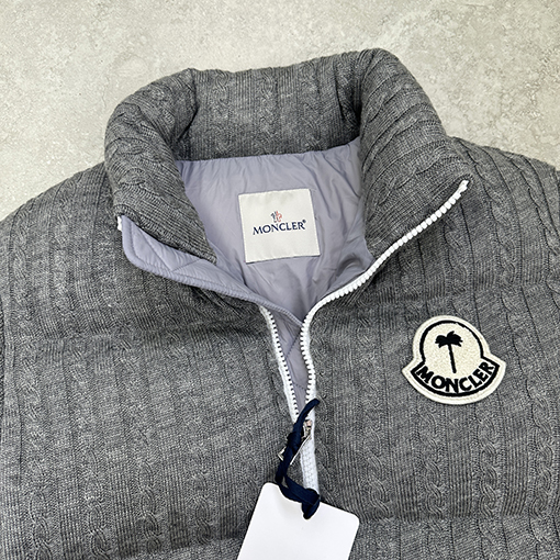 Moncler X Palm Angels コラボニットダウンジャケット