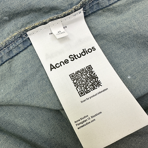 アクネストゥディオズコピー おしゃれなインク染みの長袖シャツ