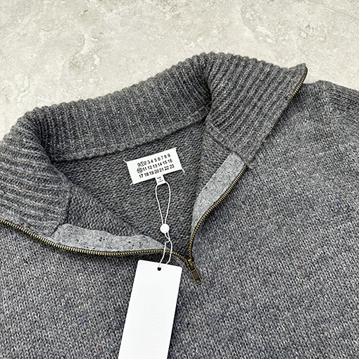 マルタンマルジェラ Maison Margiela ハーフジップニットセーター